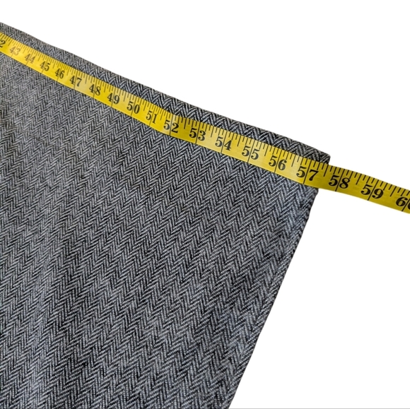 Nordstrom Cozy Herringbone Fringe Shawl One Size - Picture 6 of 6